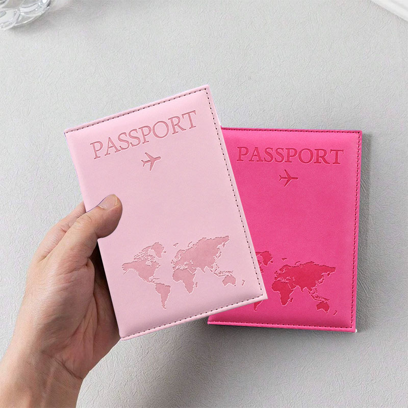 AliExpress World Map PU Leather Passport Cover, view 3