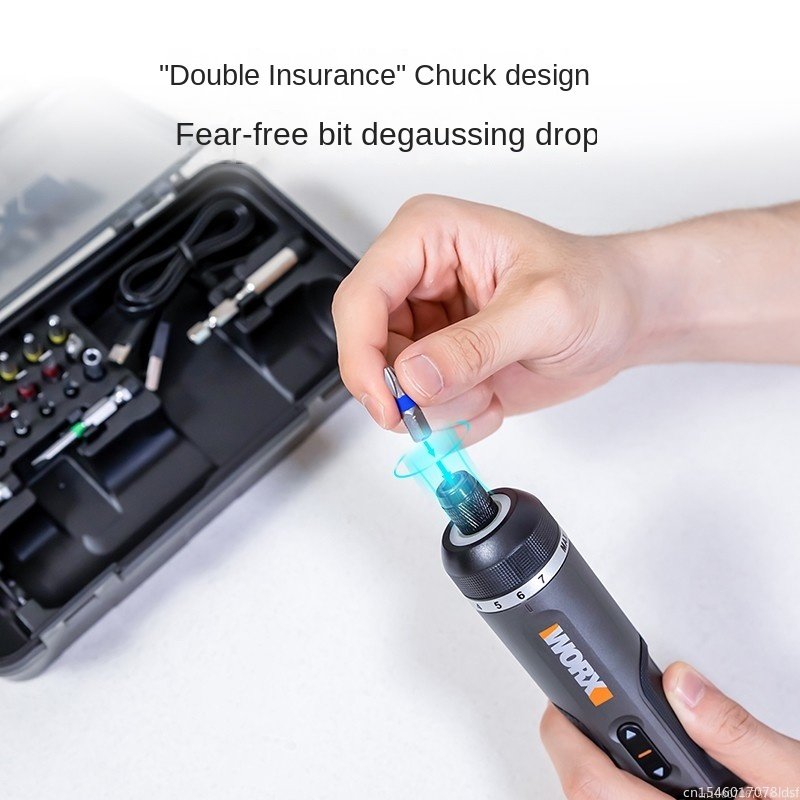 AliExpress WORX WX242 Mini Electrical Screwdriver Set Smart Cordless Electric Screw Driver Rechargeable With 30 Bit Set Power Drill Tools, view 3