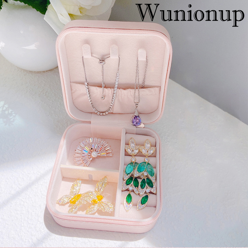 AliExpress Wunionup Mini PU Leather Jewelry Travel Case