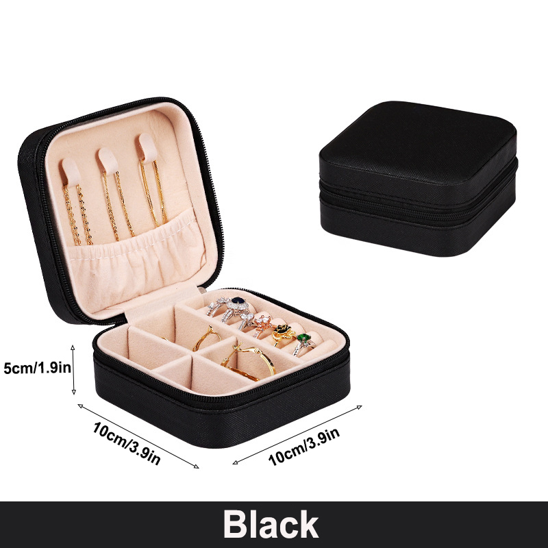 AliExpress Wunionup Mini PU Leather Jewelry Travel Case, view 6