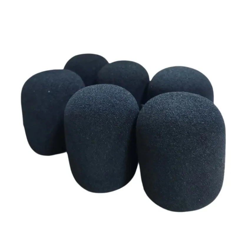 AliExpress XIKCU 6pcs 1.57In Microphone Cover High Density Mic Windscreen Sponge Foam For Most Standard Microphones/Singing/Conference/Ktv, view 2