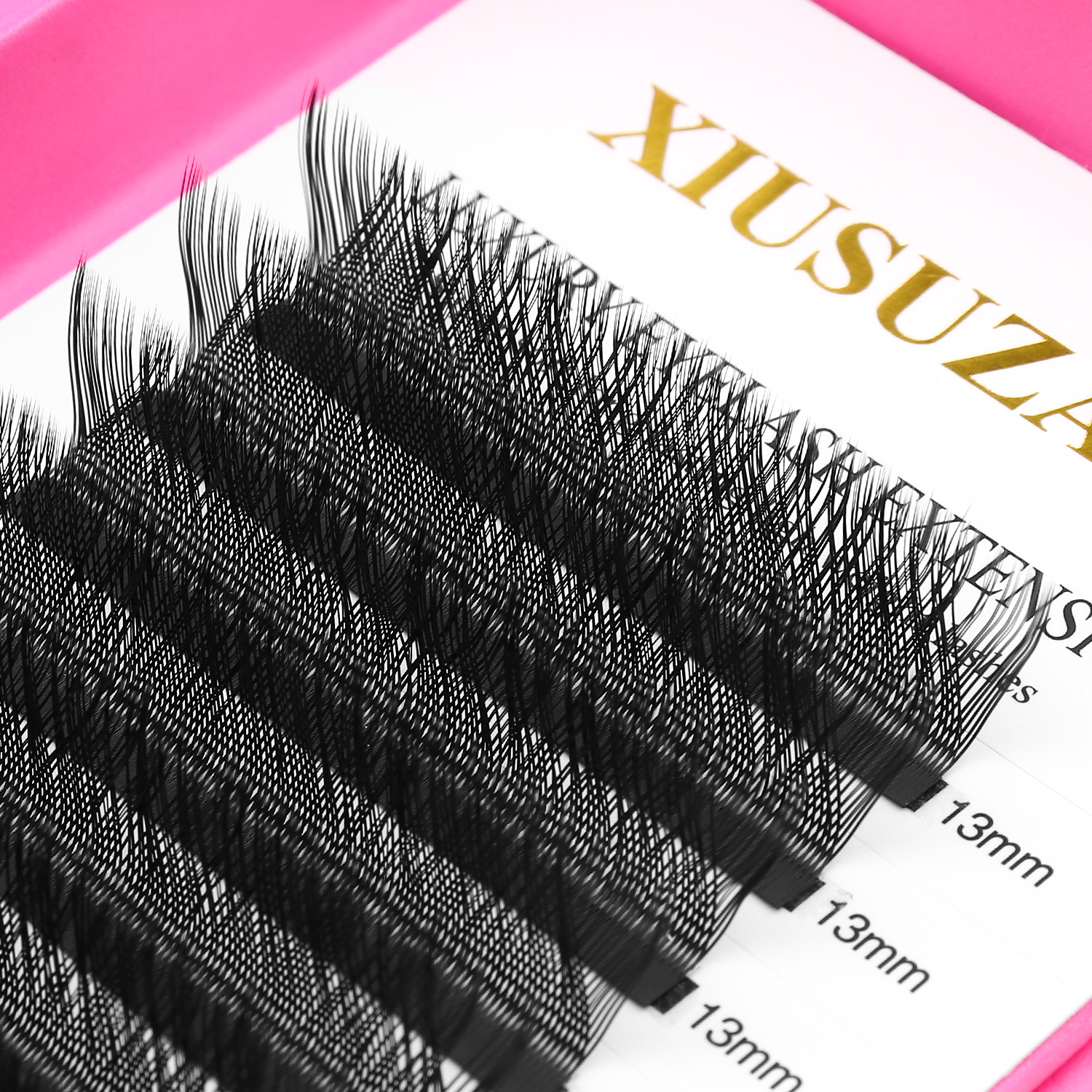 AliExpress XIUSUZAKI L/LU/M Curl YY 3D 4D 5D W Eyelashes Extensions Soft Natural W Lashes Extensions Premade Volume Fans False Lashes Shop, view 2