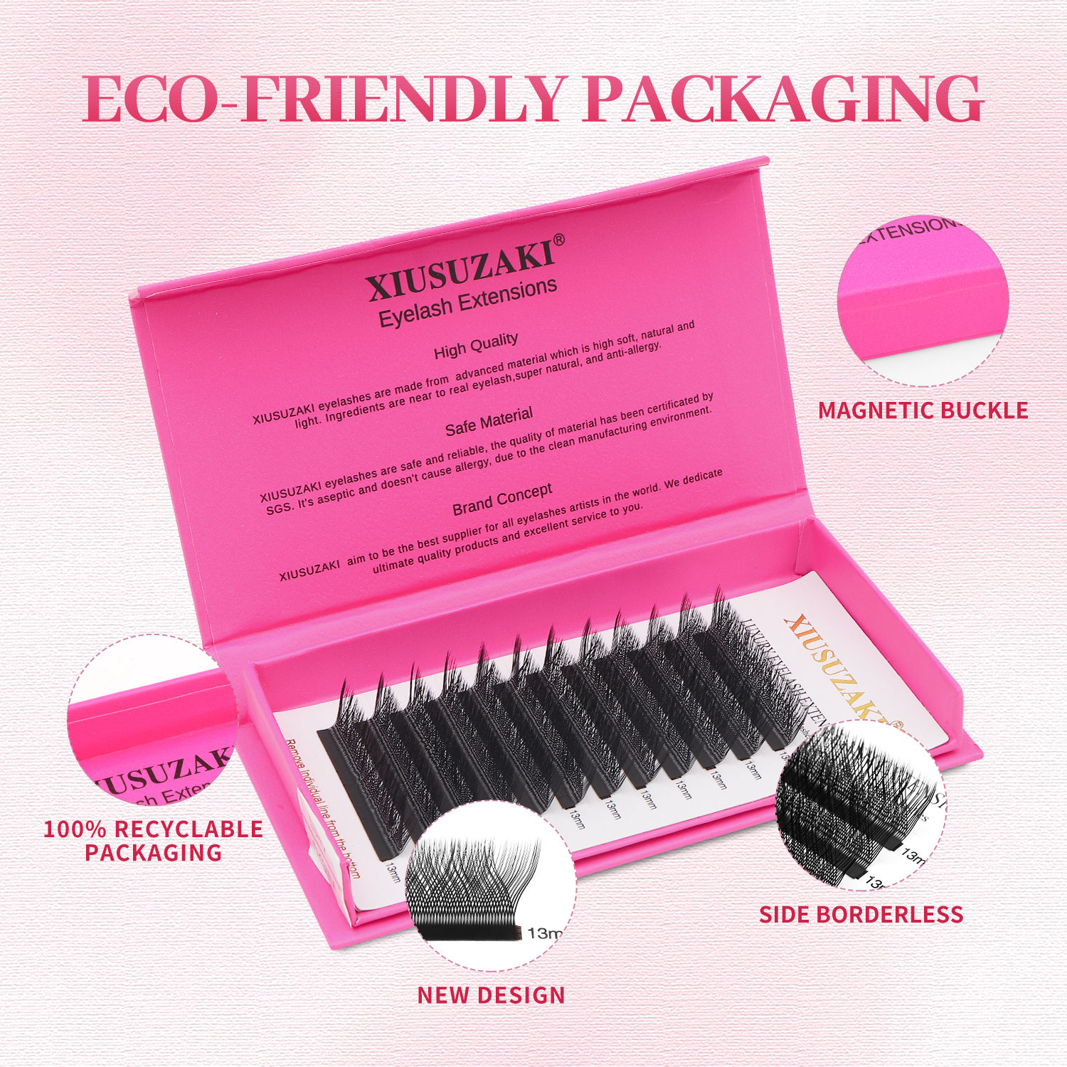 AliExpress XIUSUZAKI L/LU/M Curl YY 3D 4D 5D W Eyelashes Extensions Soft Natural W Lashes Extensions Premade Volume Fans False Lashes Shop, view 3