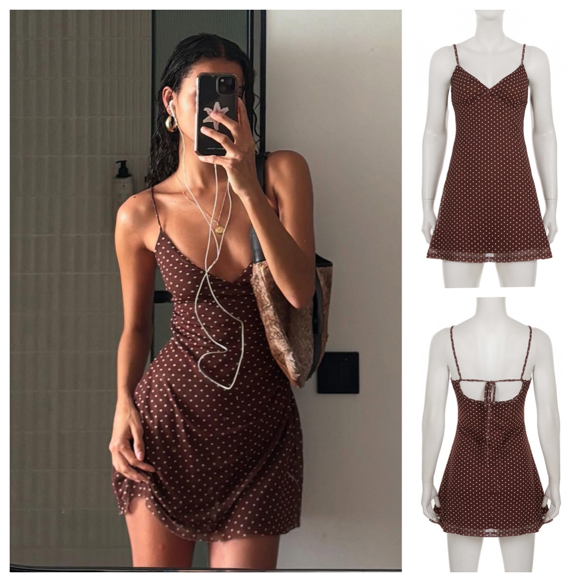 AliExpress Y2k Vintage Slim Summer Women Sweet Ladylike Fashion Street Woman Dot Print Casual Simple Basic Sleeveless Dresses Female Chic