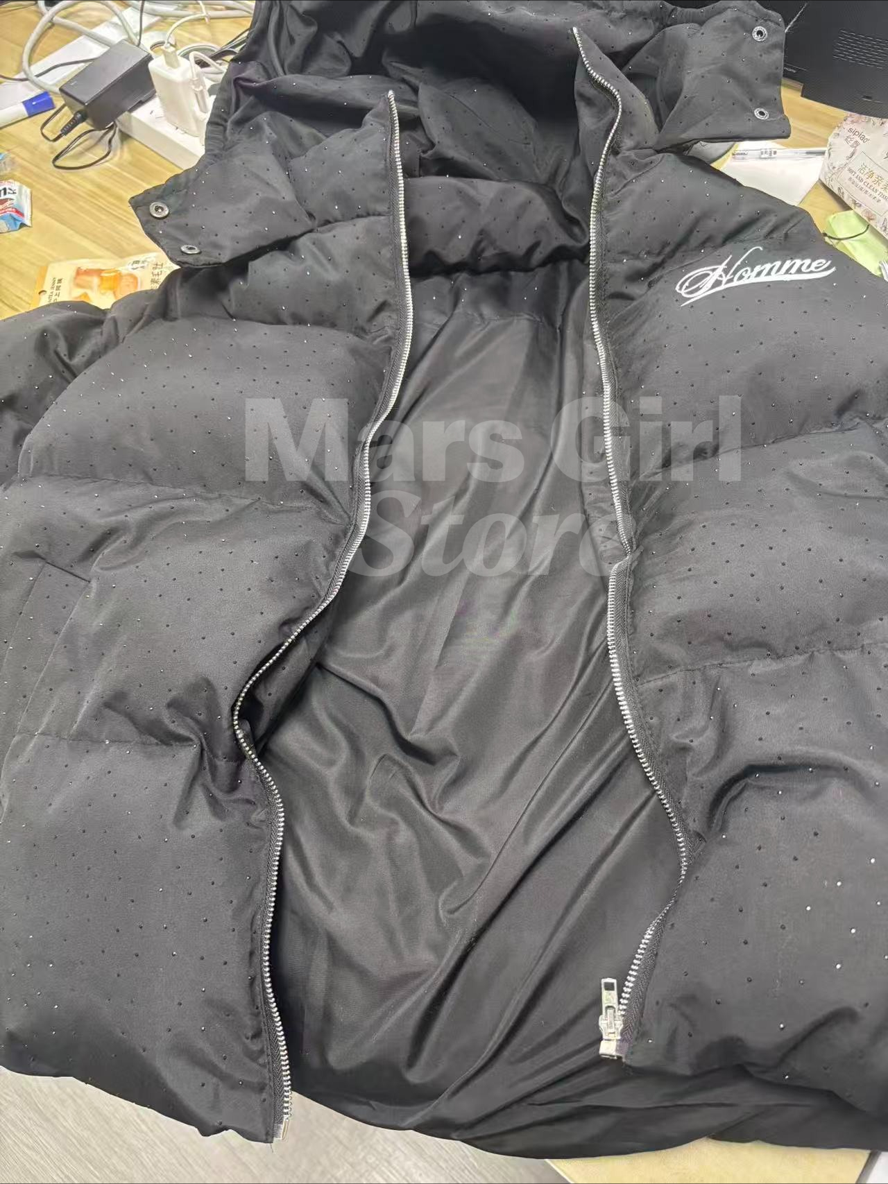 AliExpress Y2K Women's Harajuku Winter Padded Jacket Thick Warm Coat Women's Vintage Zip Up Outerwear Casual Streetwear Fashion Parkas New, view 2