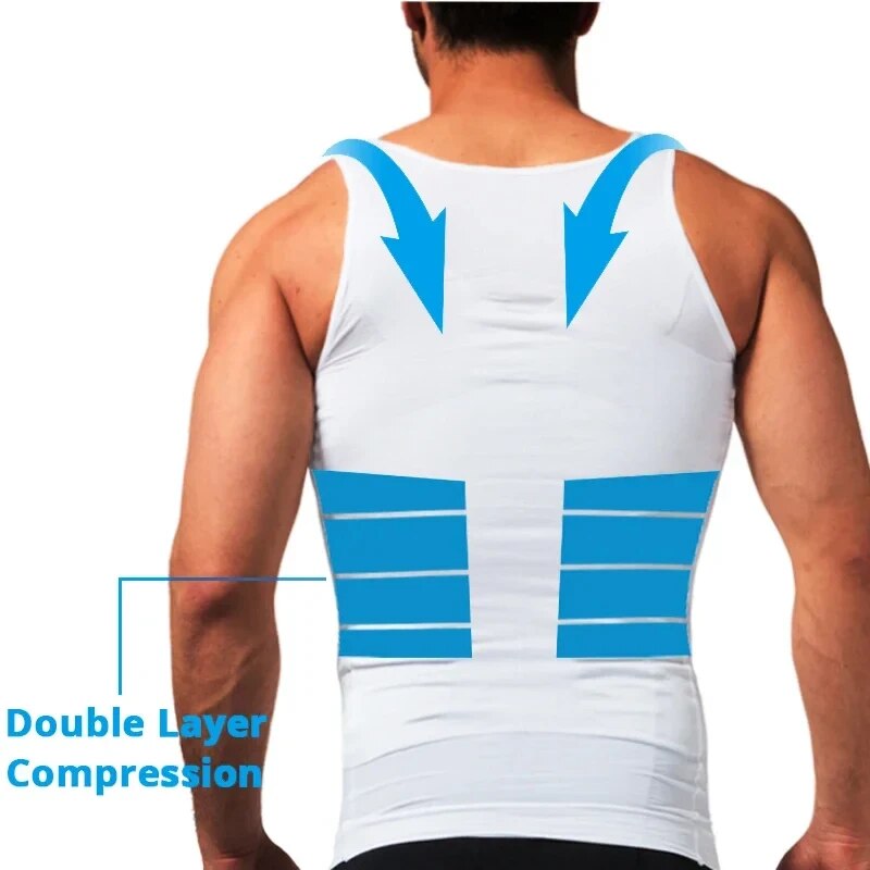 AliExpress YBFDO Men's Slimming Compression Vest, view 2