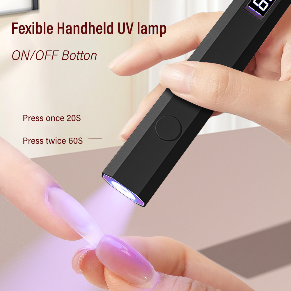 AliExpress YIKOOLIN Portable USB Mini UV LED Nail Lamp, view 2