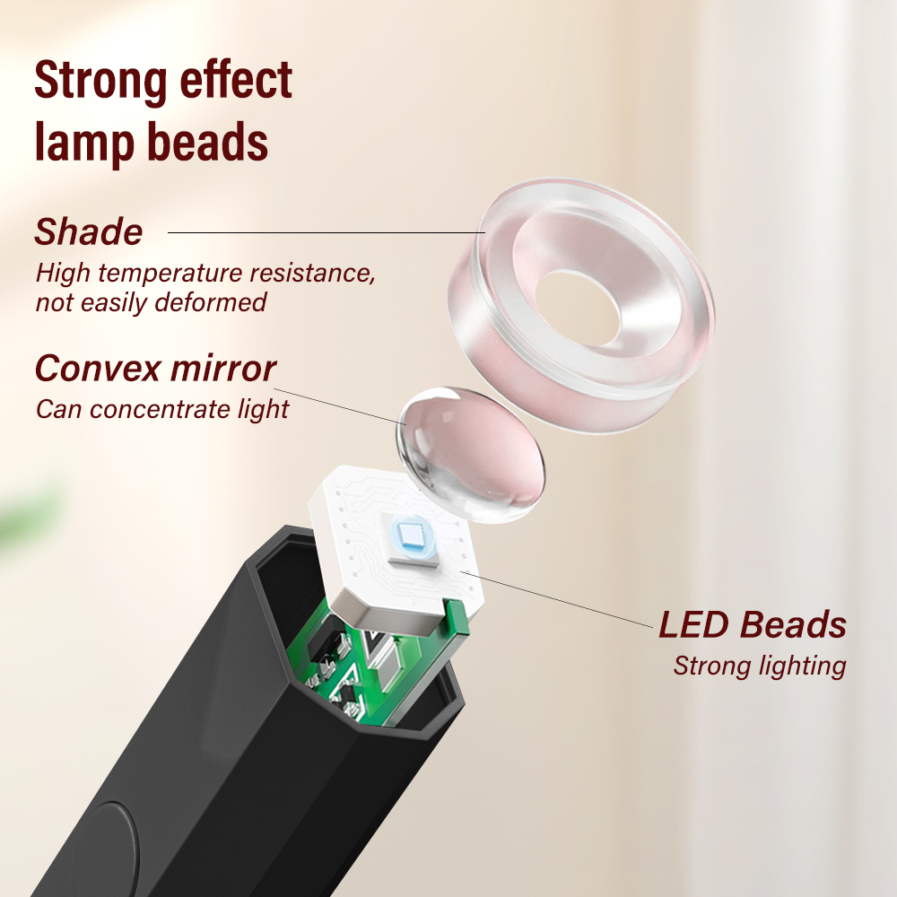 AliExpress YIKOOLIN Portable USB Mini UV LED Nail Lamp, view 4