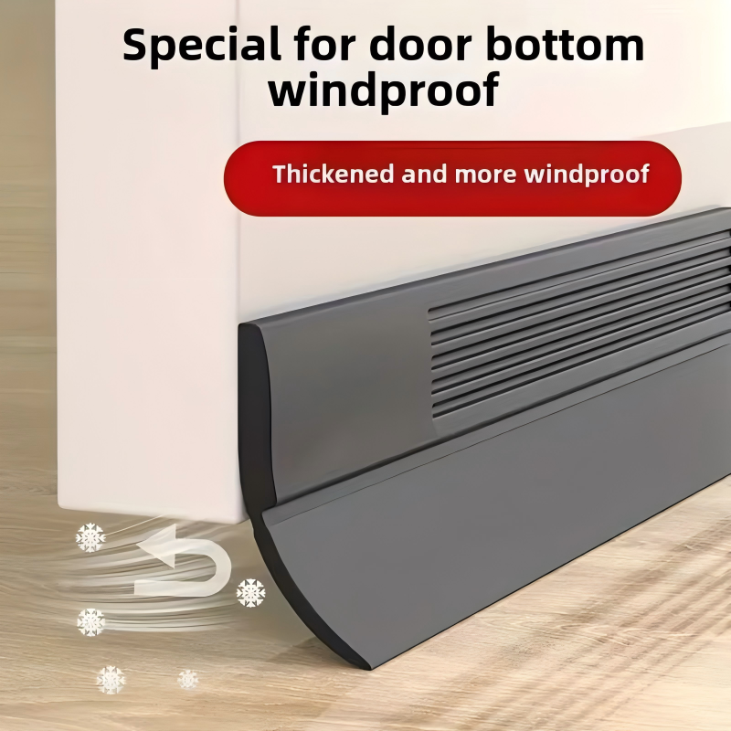 AliExpress YITAPE 1M Thickened Door Bottom Seal Strip Self-Adhesive Silicone Rubber Weatherstrip Soundproof Windproof Dustproof Gap Sealer