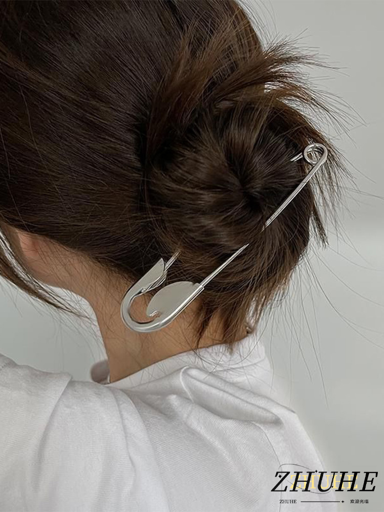 AliExpress ZHUHE Large Cyberpunk Style Brooch and Hairpin, view 2