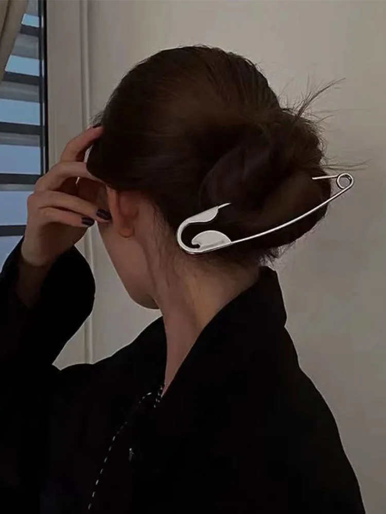 AliExpress ZHUHE Large Cyberpunk Style Brooch and Hairpin, view 3