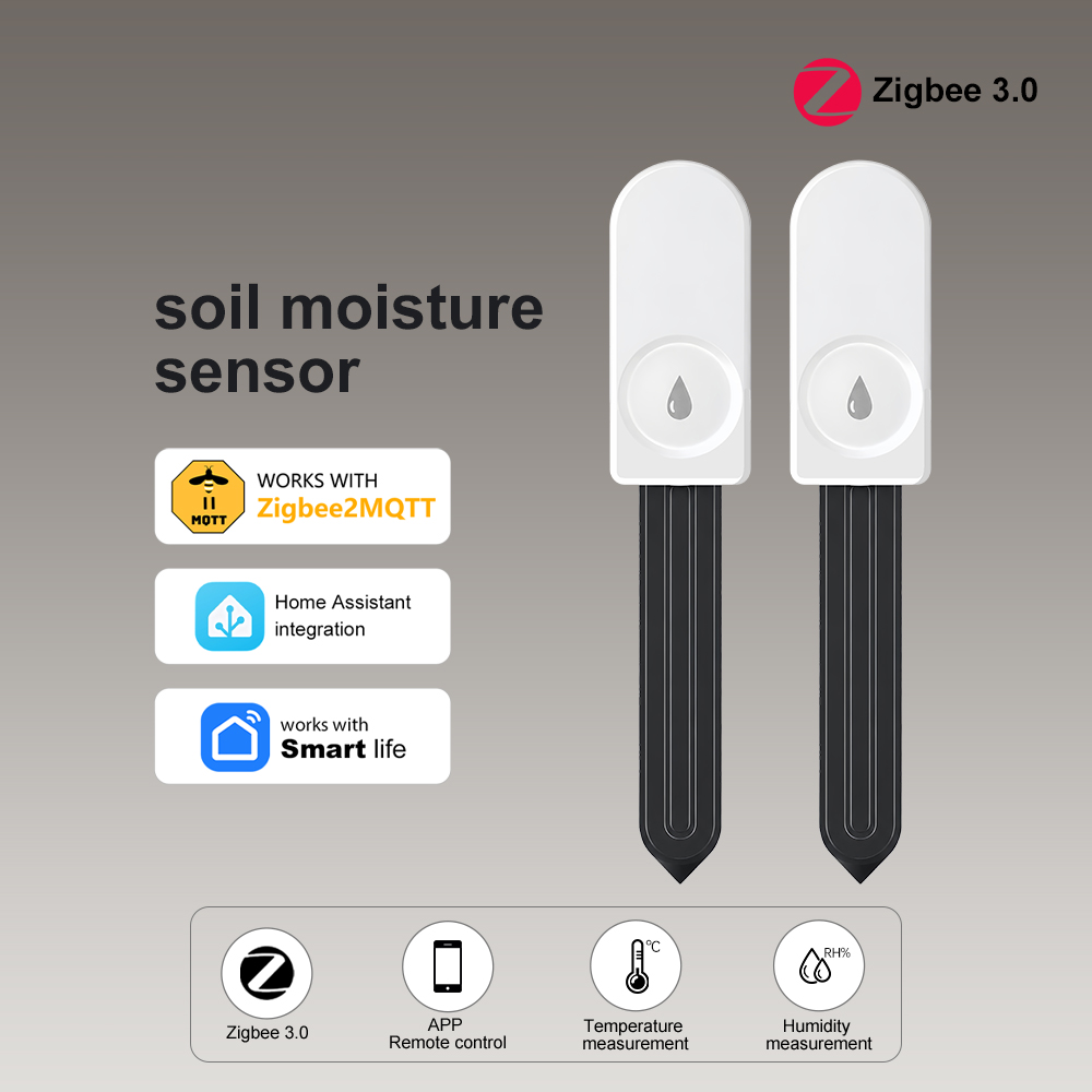AliExpress ZigBee Soil Moisture Tester Humidity Meter Farm Lawn Plants Flower Soil Monitor Sensor Hygrometer Convenient Gardening Tool