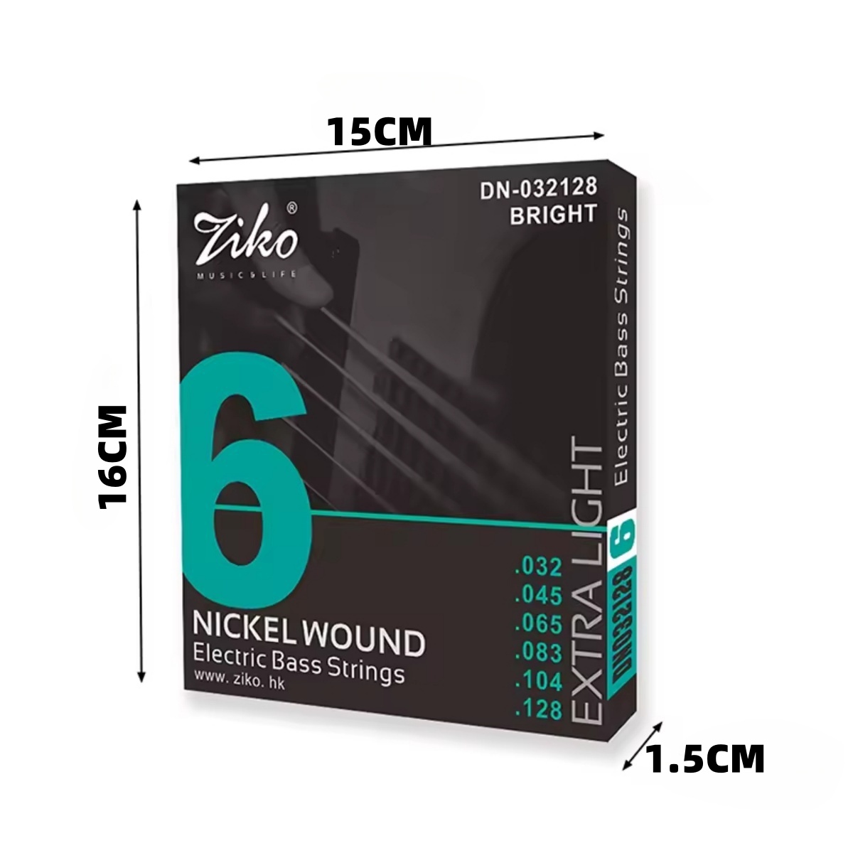 AliExpress ZIKO Electric Bass Strings 4/5/6 String Bass/Hexagon Alloy Core and Nickel Wound/Guitar Bass Musical Instruments Accessories, view 2