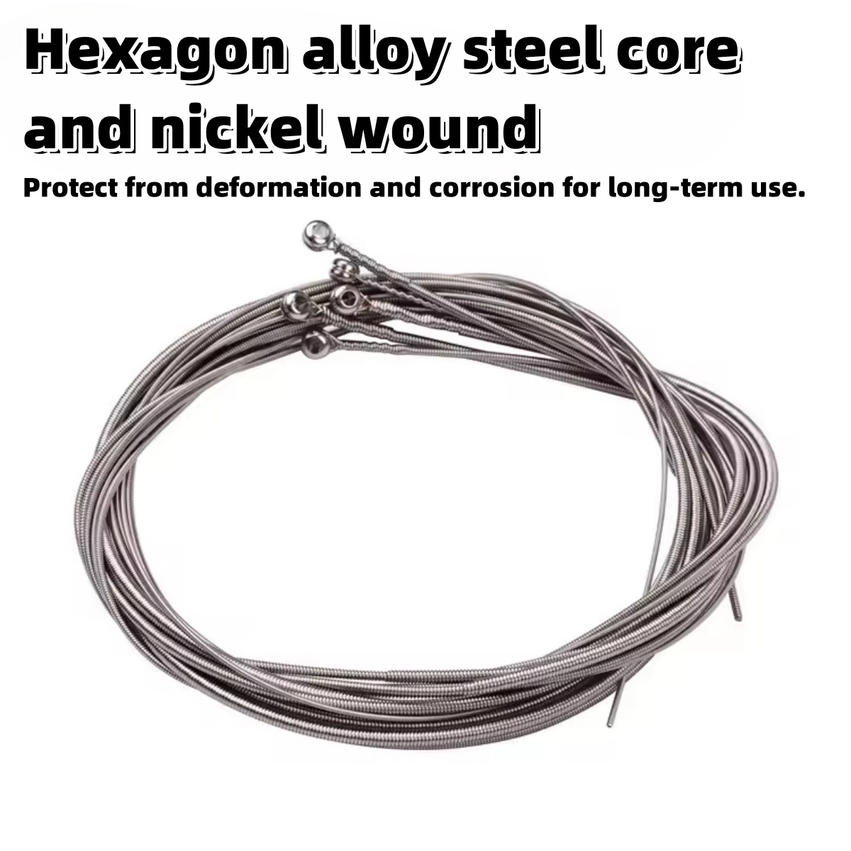 AliExpress ZIKO Electric Bass Strings 4/5/6 String Bass/Hexagon Alloy Core and Nickel Wound/Guitar Bass Musical Instruments Accessories, view 3