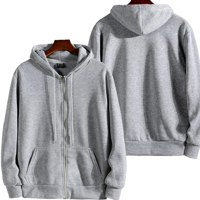 AliExpress Zipper Hoodies Autumn Winter Men's New Long Sleeve Hooded Sweatshirt Fashion Casual Male Outfit Sportwear Loose Fit Clothes