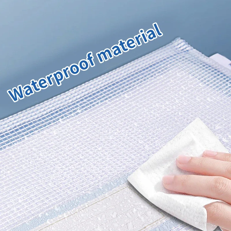 AliExpress Zipper Mesh Bags A4/A5 Plastic Zipper Bags For Organizing Waterproof Clear Travel Bags Office Supplies Document, Color Random, view 3