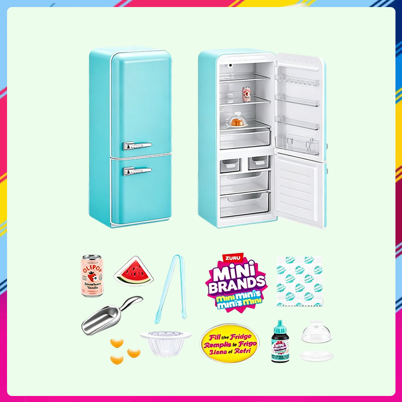 AliExpress Zuru Mini Brand Filling Refrigerator Mini Refrigerator Mysterious Capsule Blind Box Collection Surprise Toys, view 4