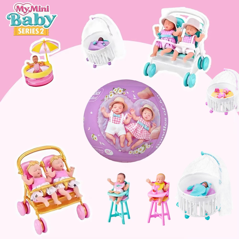 AliExpress Zuru Surprise Doll Surprise Series2 My Mini Baby Collectible Mystery Capsule 5 Mystery Toys Collectibles Miniature Novelty Toys