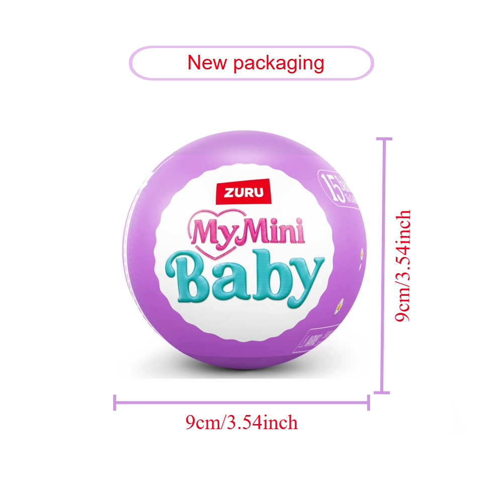 AliExpress Zuru Surprise Doll Surprise Series2 My Mini Baby Collectible Mystery Capsule 5 Mystery Toys Collectibles Miniature Novelty Toys, view 2