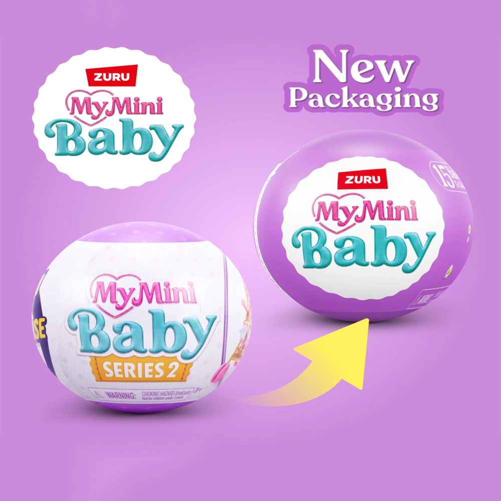 AliExpress Zuru Surprise Doll Surprise Series2 My Mini Baby Collectible Mystery Capsule 5 Mystery Toys Collectibles Miniature Novelty Toys, view 3