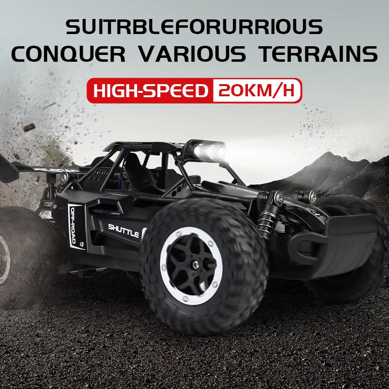 AliExpress ZWN 1:16/1:20 2.4G Model RC Car With LED Light 2WD Off-road Remote Control Climbing Vehicle Outdoor Cars Toy Gifts for Kids, view 4