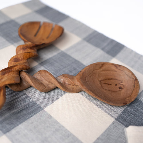 Amaka Africa Blue & Cream Check Woven Placemats (set of 4)