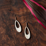 Amaka Africa Kimaka Narrow Loop Earrings, view 2