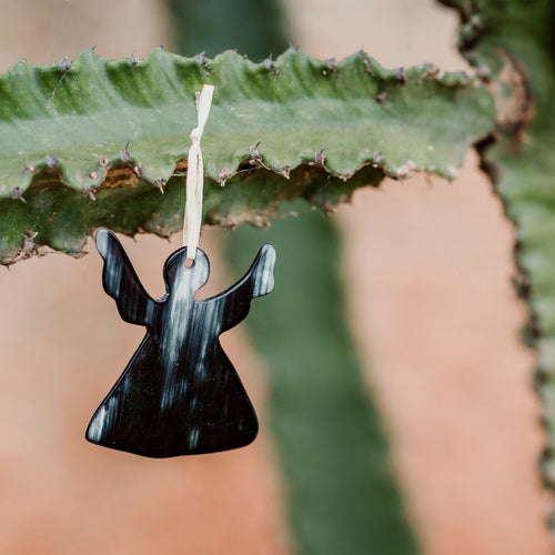 Amaka Africa Kimaka Cowhorn "Joy" Angel Ornament
