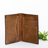 Amaka Africa Full-grain Leather Passport Wallet, view 3