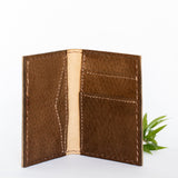 Amaka Africa Full-grain Leather Passport Wallet, view 5