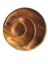 Amaka Africa Handcarved Chip & Dip Serving Bowl, view 2