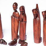 Amaka Africa Hand-carved Teak 10 Piece Nativity, view 2