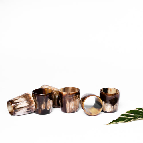Amaka Africa Horn Napkin Ring Holder (set of 6)