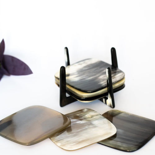 Amaka Africa Kimaka Coaster Set with Holder