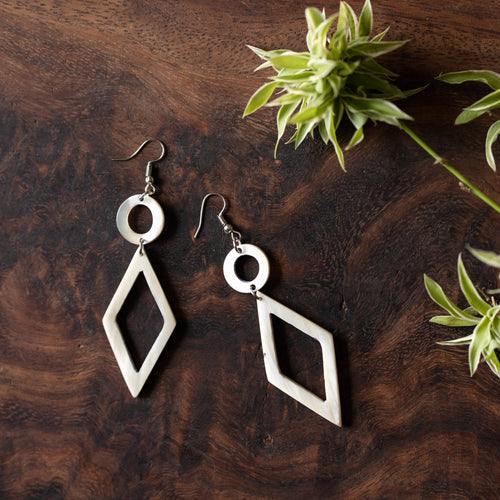 Amaka Africa Kimaka Diamond-shaped Drop Earrings