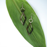 Amaka Africa Kimaka Diamond-shaped Drop Earrings, view 3
