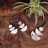 Amaka Africa Kimaka Half Moon Geometric Drop Earrings & Necklace Set, view 4