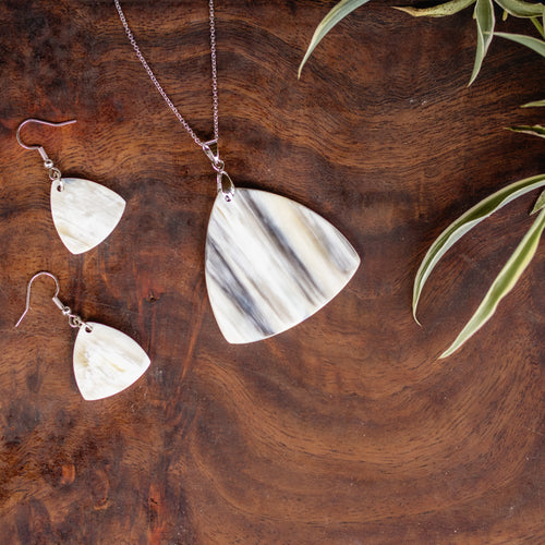 Amaka Africa Kimaka Triangular Earrings & Necklace Set