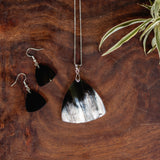 Amaka Africa Kimaka Triangular Earrings & Necklace Set, view 2