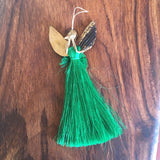 Amaka Africa Raffia "Merry" Angel Ornaments, view 2