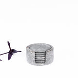 Amaka Africa Soapstone Coaster Set with Holder, view 3