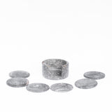 Amaka Africa Soapstone Coaster Set with Holder, view 4