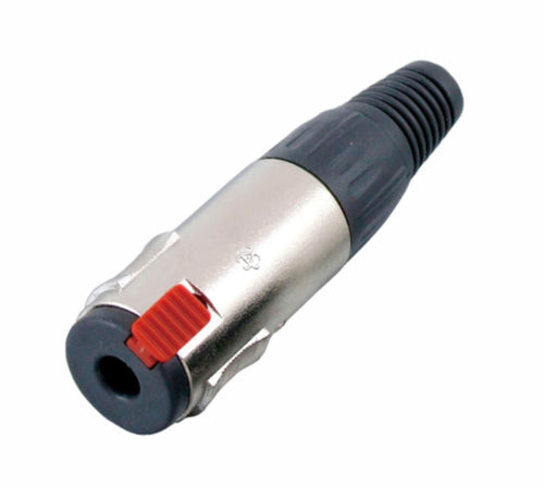 American Recorder Technologies AMERICAN RECORDER 1/4 inch Inline TRS (3 conductor) Jack (female) Connector with Locking Mechanism