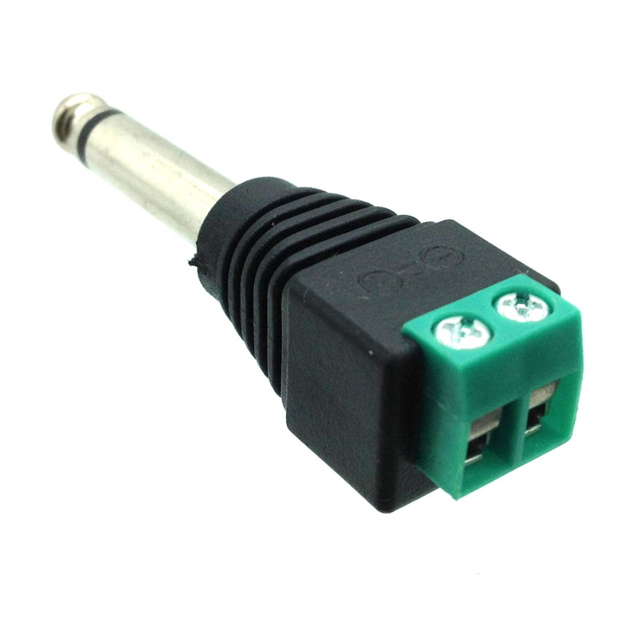 American Recorder Technologies AMERICAN RECORDER 1/4 Inch Mono Male to Screw Terminal Adapter