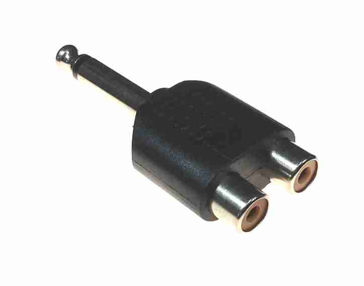 American Recorder Technologies AMERICAN RECORDER 1/4 inch (male) to dual RCA (female)