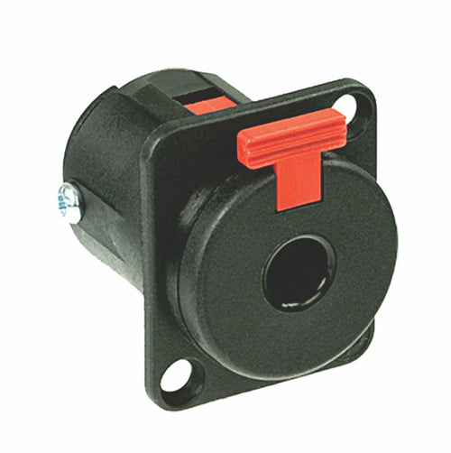 American Recorder Technologies AMERICAN RECORDER Solder 1/4" TRS (3 conductor) D-Type Chassis Panel Mount Jack