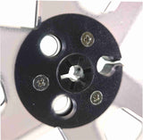 American Recorder Technologies 1/4 x 7 inch Six Window Plastic Audio Tape Reel with Reinforced Trident Spindle Hub, view 4