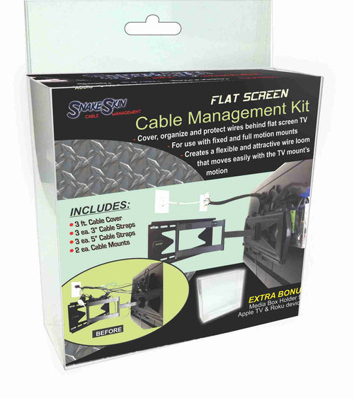American Recorder Technologies AMERICAN RECORDER SNAKESKIN Flatscreen Cable Management Kit
