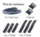 American Recorder Technologies AMERICAN RECORDER SNAKESKIN Flatscreen Cable Management Kit, view 3