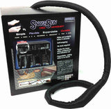 American Recorder Technologies 1 inch SNAKESKIN Wire & Cable Cover - Black - 100 feet pack, view 5